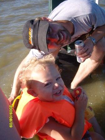 William and I on the Defiant's maiden voyage
