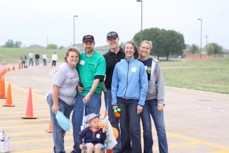 Marie, William, and I volunteering at the Special Olympics in 2009